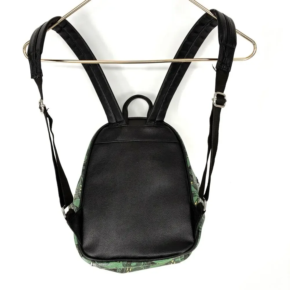 Loungefly Harry Potter Slytherin Mini Backpack Green Snake Hogwarts Bag
